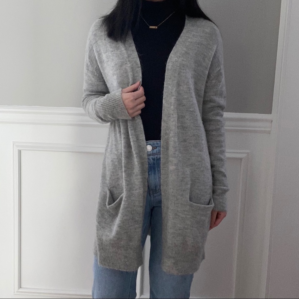 Gray Cardigan